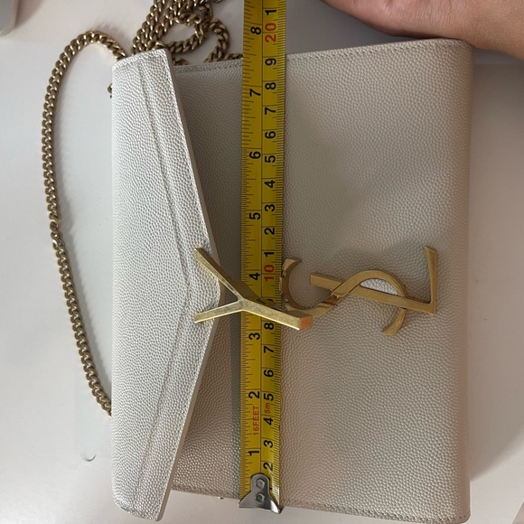 YSL Monogram Leather Chain Bag - Picture 7 of 9